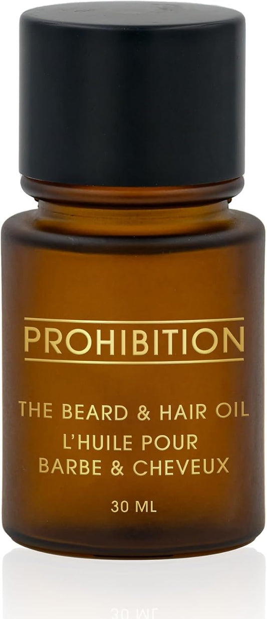 Premium Natural Hemp Seed Beard Oil, Softens and Promotes Growth, Made with Argan, Jojoba, and Hemp Seed Oils, Paraben-Free, Vegan (30 ml)