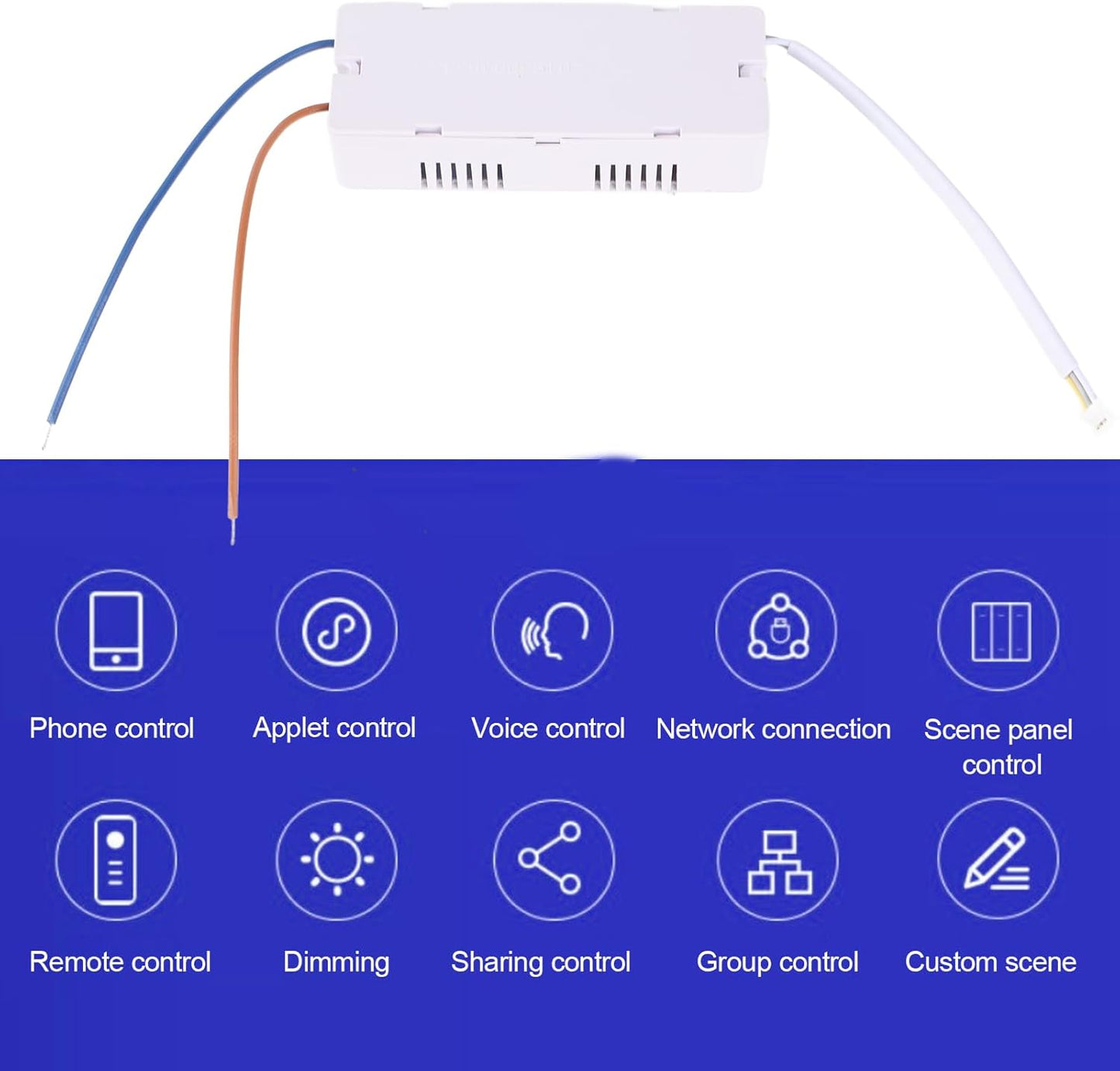 Sustvita Voice Control LED Driver Dimboot App Remote Control 2.4G Intelligent Driver AC180-260V, Smart Lighting Solutioning Solutioning