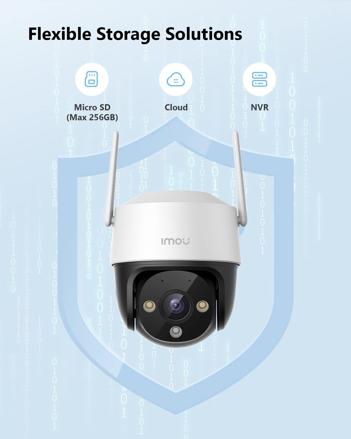 Imou 2.5K WiFi Security Camera Outdoor, 360Â° PTZ Wired Home IP CCTV Camera 4MP, AI Human/Motion Detection, 30M Color Night Vision, Auto Tracking, Siren&Spotlight, 2-Way Audio, IP66, Works with Alexa
