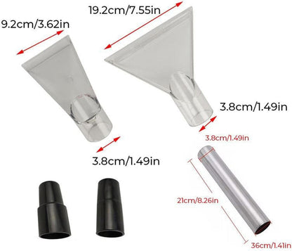 Générique Shop Vac Extractor Attachment, Heavy-Duty Wet Dry Multi-Purpose Tool, Accessories for Cleaner Extration, Upholstery, Carpet Detailing, and Deep Cleaning Solutions