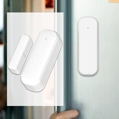 Smart Door Open/Close Detectors - Home Automation WiFi Door Sensor | App Remote Notification, | Magnetic Security Equipment for Bedroom Living Room in