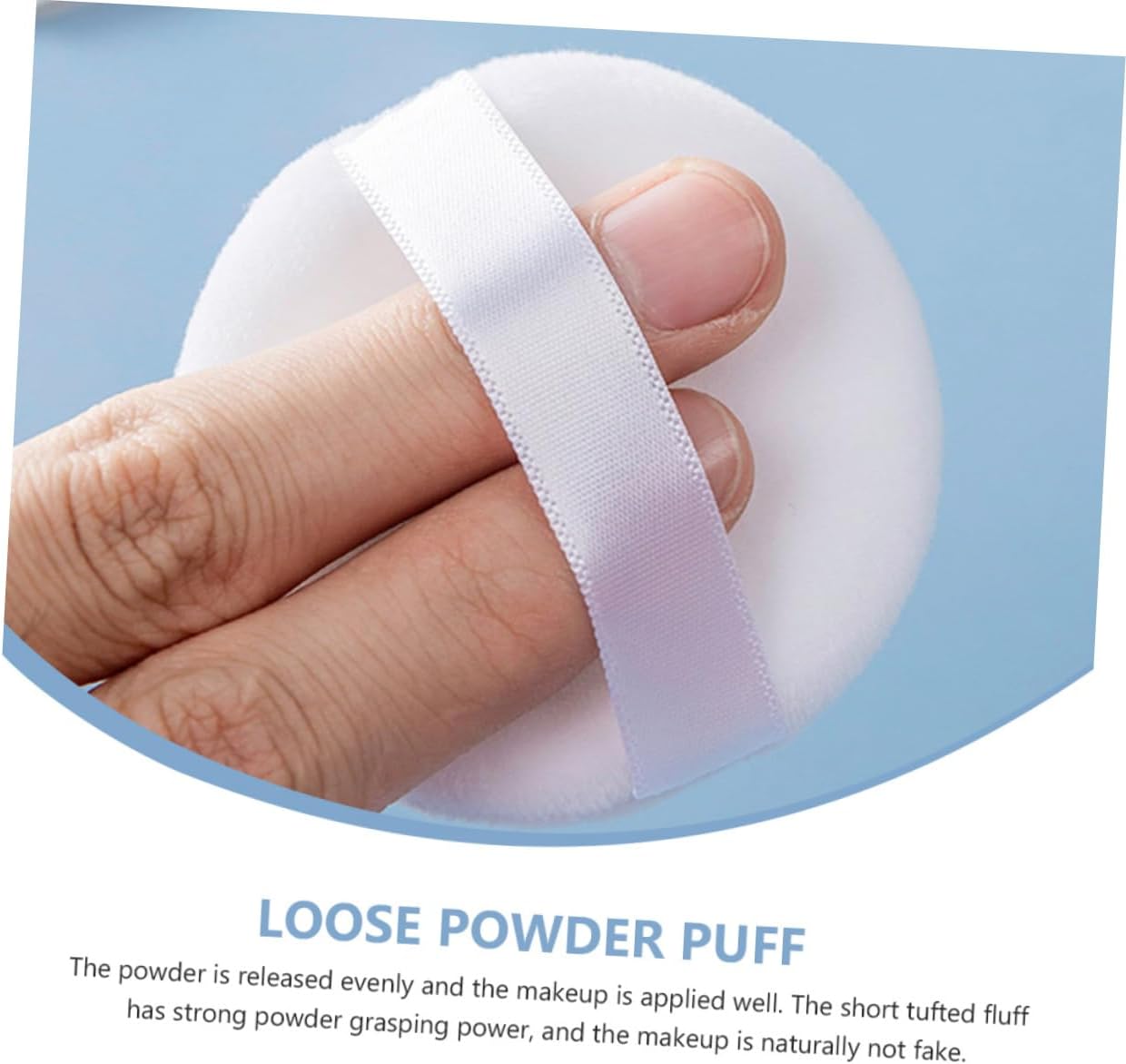 FRCOLOR 5 Pz soffio di cipria sciolto applicatore di bellezza piccolo strumento per il trucco makeup cosmetici accessorio cosmetico per ragazza soffice soffio di cipria in polvere