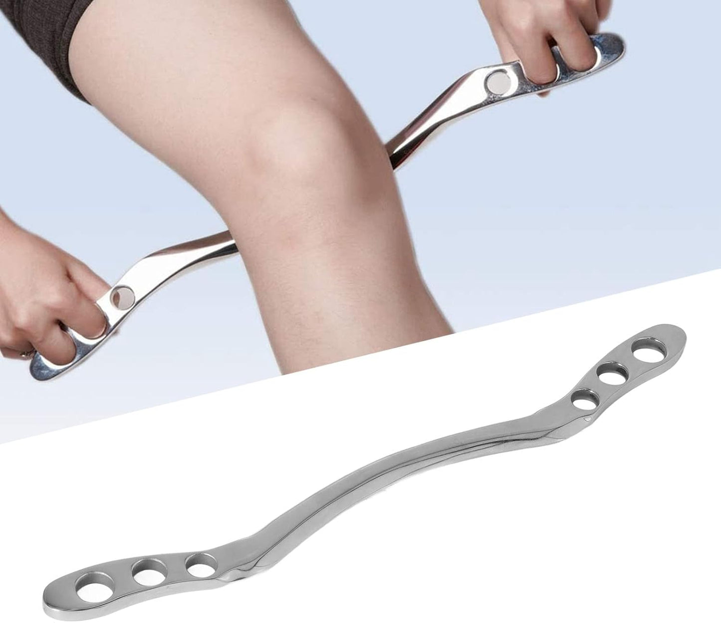Stainless Steel Gua Sha Massage Tool, Soft Tissue Mobilization Tool Comfortable Massage Scraping Board