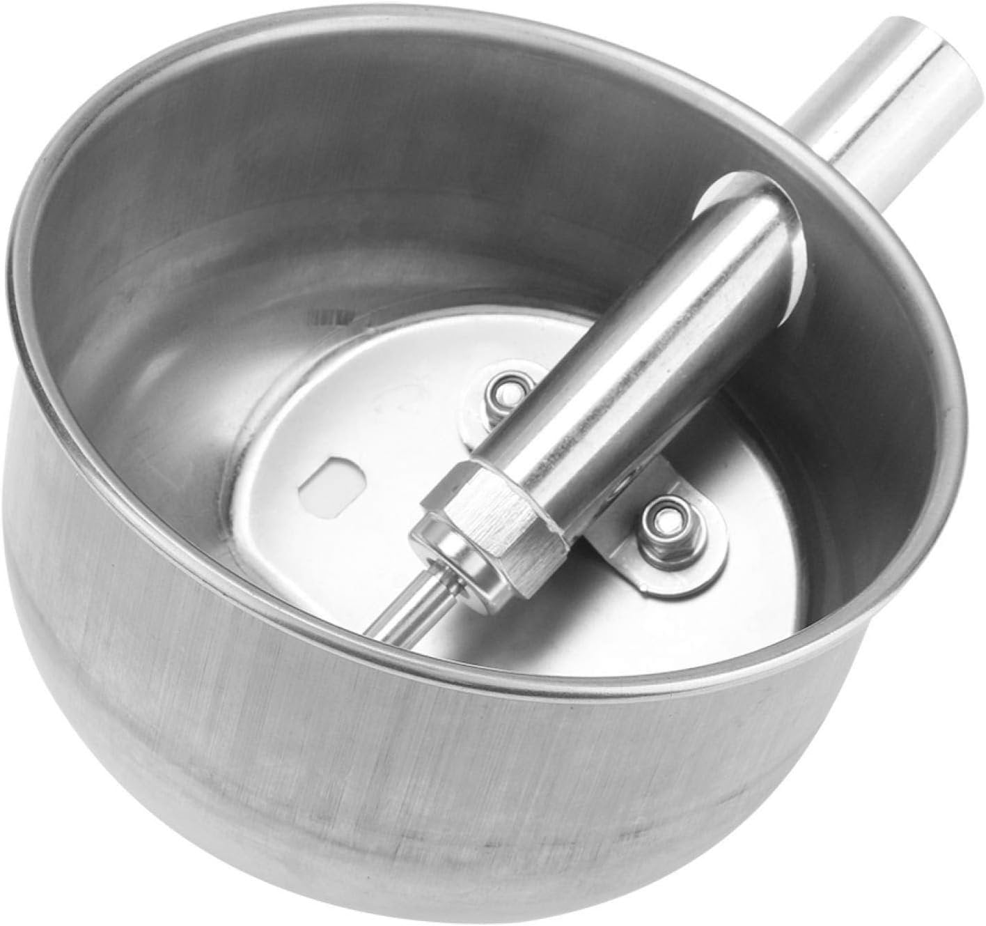 Waterer, Stainless Steel Automatic Water Bowl Piglets Drinking Bowl Water Trough for Livestock Small Horse Cattle Goat (15cm)