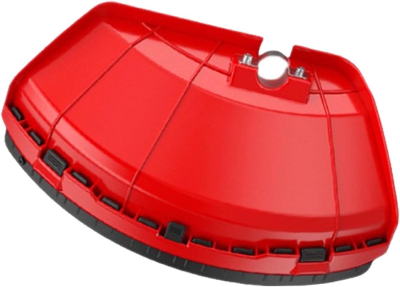 Weeder Protective Cover, Lawn Mower Guard Board Shield, Rugged Construction Safety Tool, Perfect for Trimmers, Lawnmowers, and Irrigation Equipment in Yard Maintenance, 280g Red