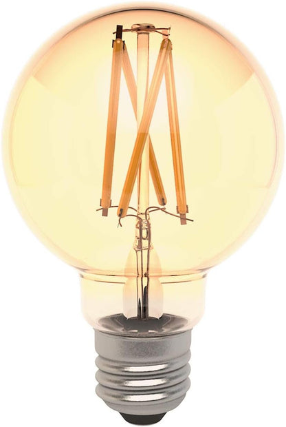 Laser WiFi Smart E27 G80 LED Filament Bulb Amber Google Alexa Dimmable