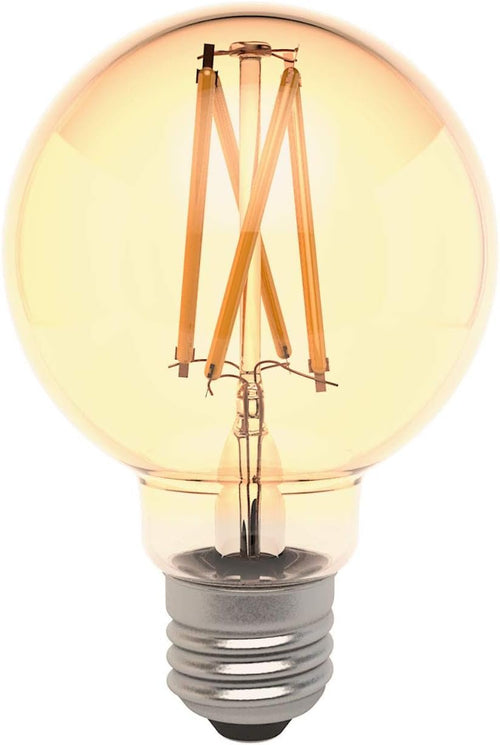 Laser WiFi Smart E27 G80 LED Filament Bulb Amber Google Alexa Dimmable