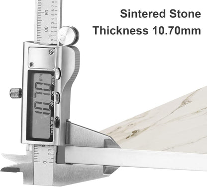 Kitchen Dining Table Square 32 Inch: Modern Sintered Stone Marble Effect Table Top with Tapered Metal Legs 4-Seat Breakfast Table for Dining Room, Restaurant, Living Room Furniture, 32 x 32 x 30 Inch