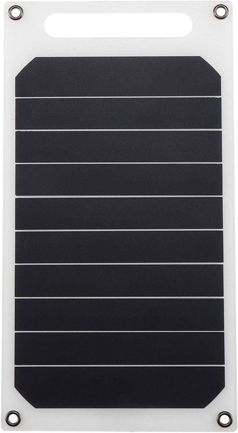 Lixada 10W 5V Solar Panel Charger USB Port Portable High Power Paper Shaped Monocrystalline Silicon for Cell Phone Camping