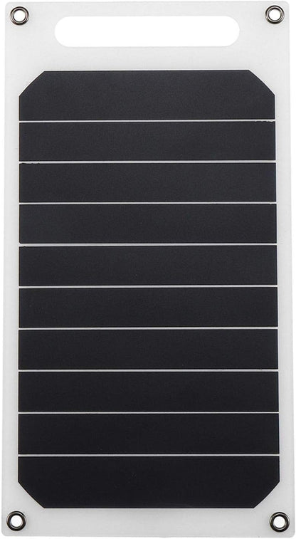 Lixada 10W 5V Solar Panel Charger USB Port Portable High Power Paper Shaped Monocrystalline Silicon for Cell Phone Camping