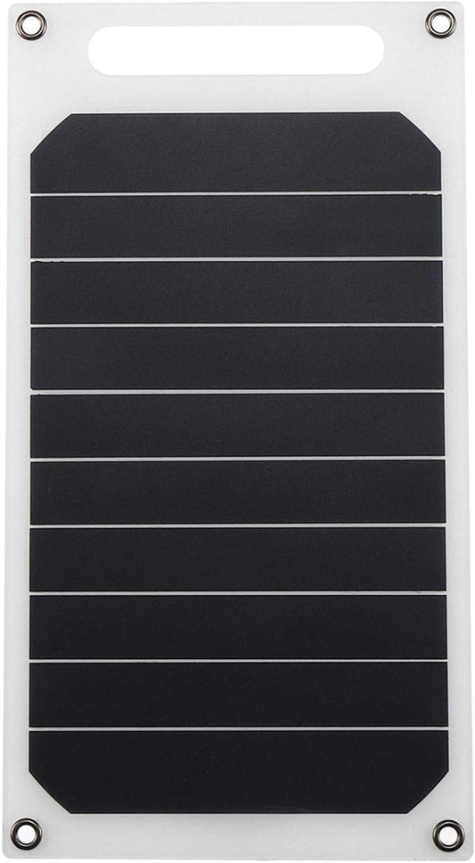 Lixada 10W 5V Solar Panel Charger USB Port Portable High Power Paper Shaped Monocrystalline Silicon for Cell Phone Camping
