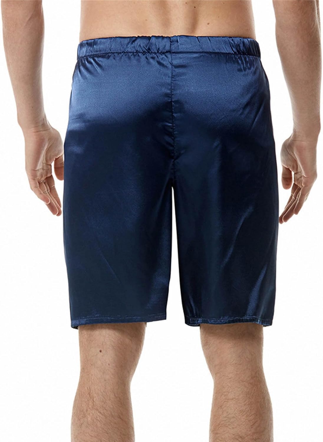 Star Boy Men's Summer Fitness Sports Leisure Solid Color Black Single Layer Shorts for Men Tech Mens Trousers, Navy, XXL, Navy, XXL