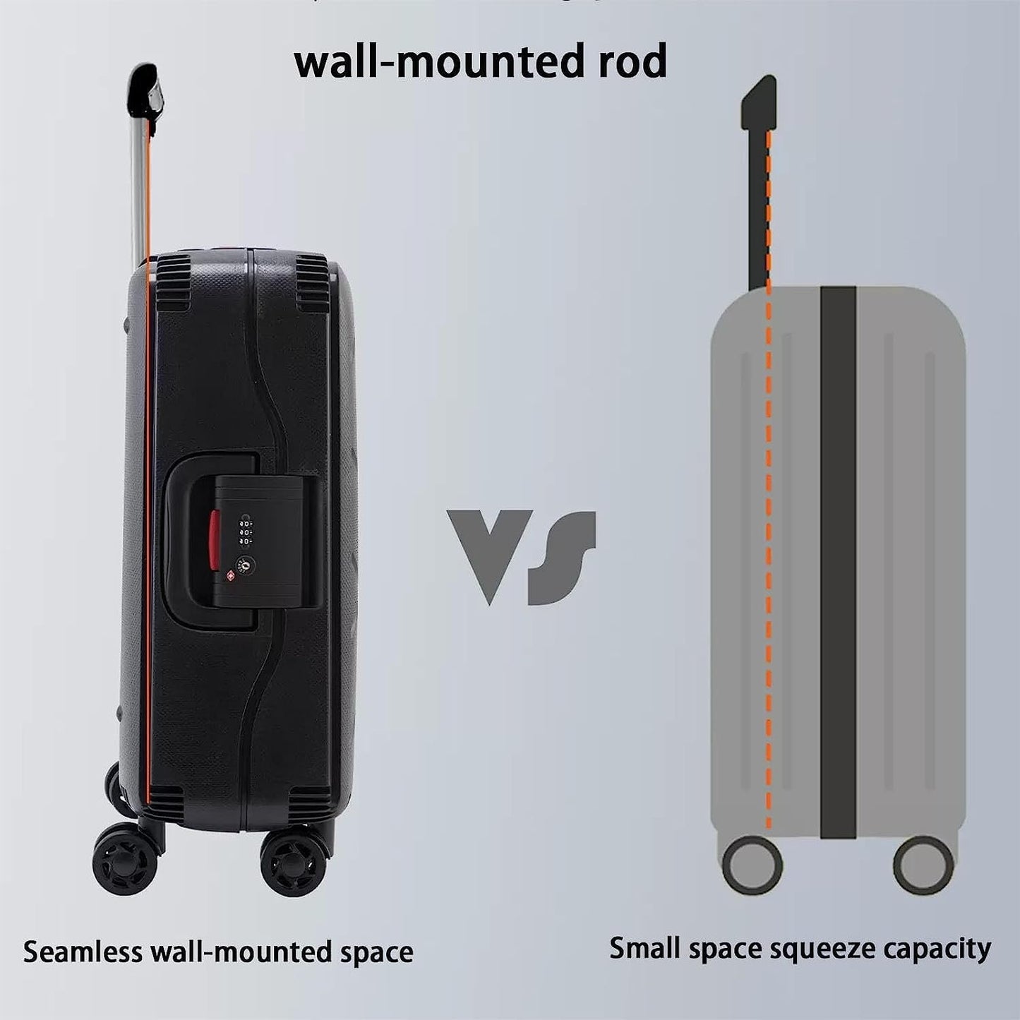 Portable Suitcase Suitcases with Wheels Large Capacity Storage Luggage Security TSA Combination Lock Carry On Luggage Lightweight Suitcase Smooth to use