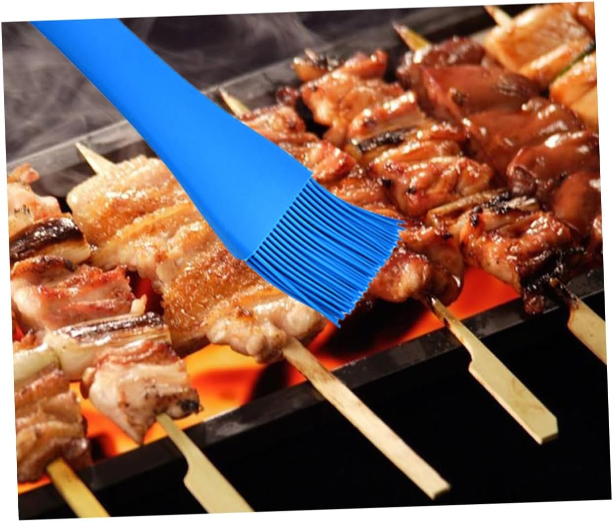 Toddmomy 2 Pezzi pennello da imbastitura in silicone Gadget da cucina piccolo Utensili da cucina cooker barbrcue bicchiere Pennello da forno pennello da in silicone Blue