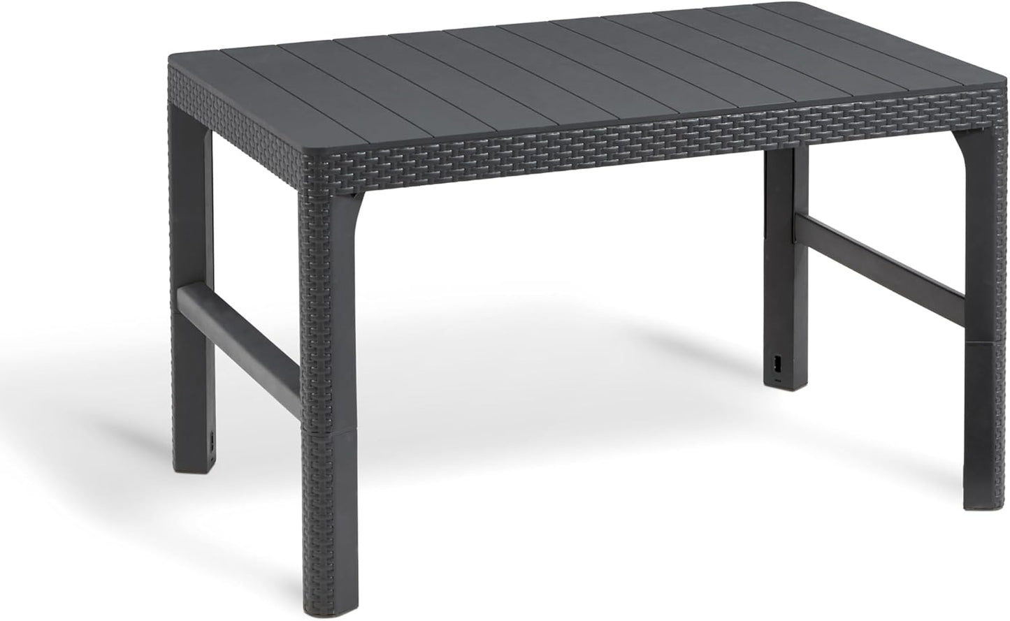 Keter Lyon Adjustable Table, 116 cm x 71.5 cm x 66 cm Size, Graphite