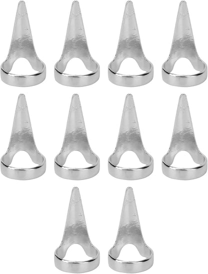 10 Pieces Hair Separation Rings, Hair Sectioning Tool, Hair Separating and Selecting Tool, Metal Hair Cutting Ring Hair Separator Ring