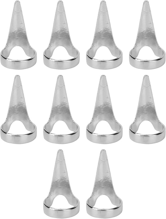 10 Pieces Hair Separation Rings, Hair Sectioning Tool, Hair Separating and Selecting Tool, Metal Hair Cutting Ring Hair Separator Ring