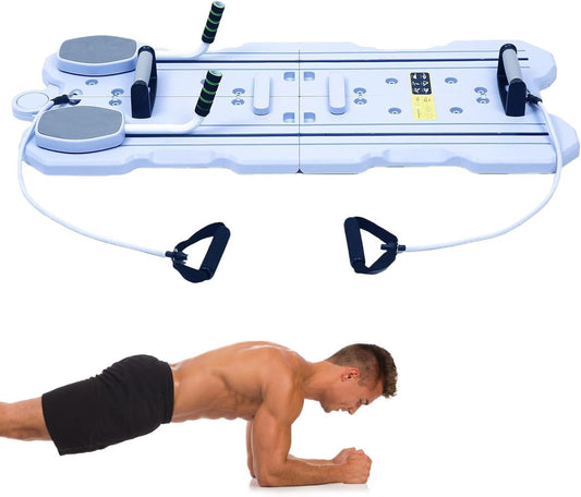 Portable Pilates Board, Sliding Pilates Reformer, Home Workout Equipment, Travel Pilates Equipment, Lightweight Pilates Board, Pilates Reformer for Home, Strength Training for Home, Home Exercise Gear