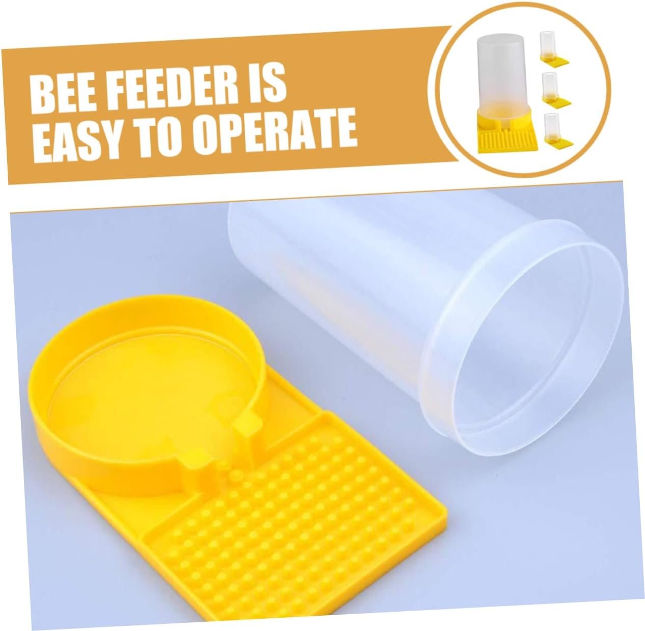 Totority 8pcs Bee Water Feeder Cups Durable Beekeeping Tool for Easy Feeding Convenient Watering Station for