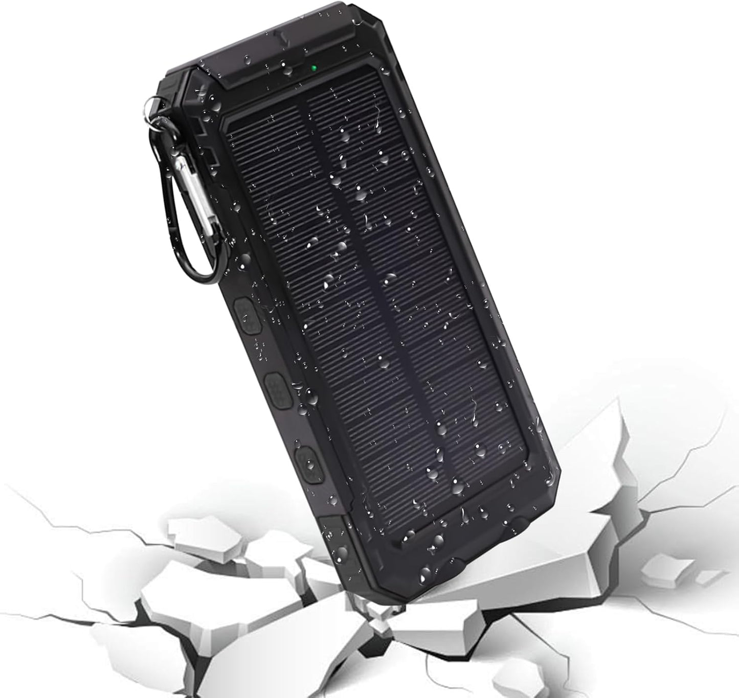 Solar Portable Charger,Cell Phone Charger | Wireless Mobile Phone Fast Charging Device with Flashlight 20000mAh for Camping Hiking