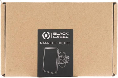 Celly, Magnetic Car Mount for Smartphones Black Label Line, Phone Holder with 6 Super Resistant Magnets, Suitable for Air Vents, Super Slim Design, 360° Adjustable Head