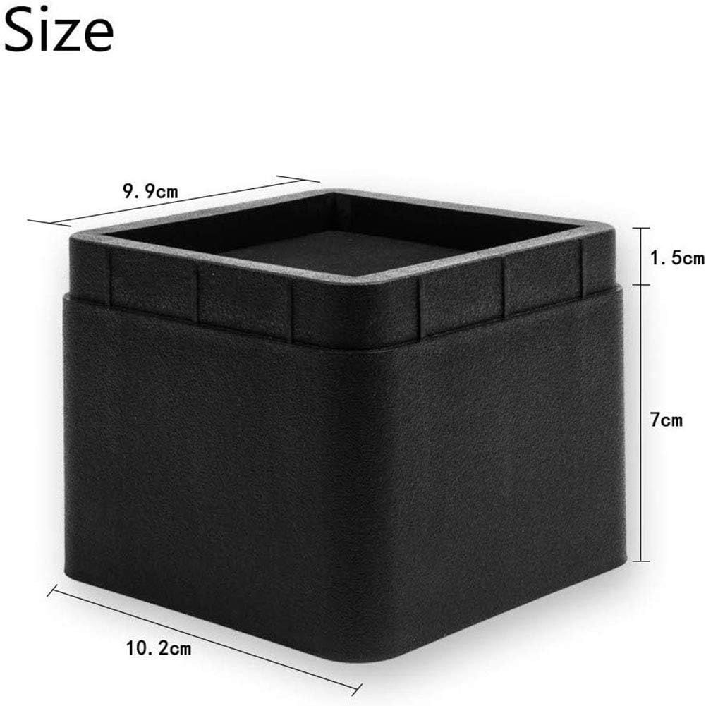 Uping Bed Risers for Furniture Raising Bed Add Adjustable Height of 7 cm or 14 cm (Black)