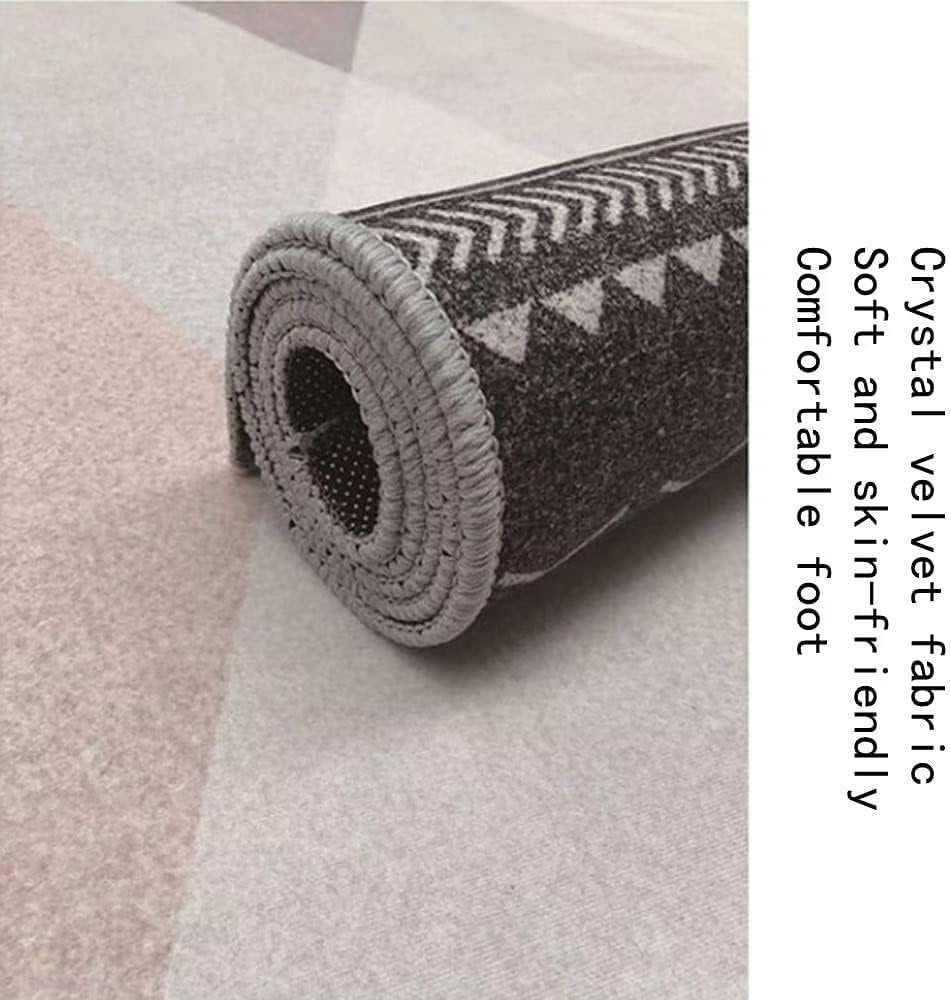 RUGMRZ Tappeto Pieghevole Tappeto Tapis Stile semplice design moderno soggiorno accessori per la decorazione della casa antiscivolo Tappeto Neonato Gattonamento 120 x 180 cm