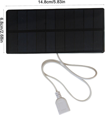 Solar Panel Charger - Batter Charger | Foldable Powerr Bank Solar Panel | Portable Phone Charging Battery Pack with USB Port | Powerr Backup for Camping, Hiking & Backpacking, Floodlight