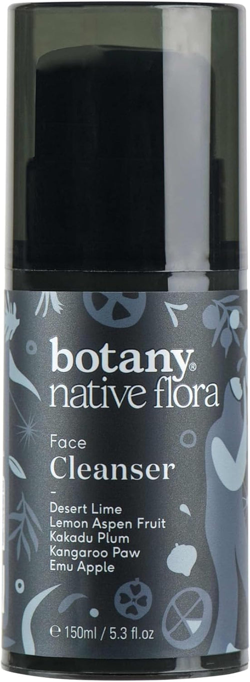 Botany Native Flora Daily Face Cleanser, Hydrating Foaming Gel with Vitamin C & Australian Native Extracts, Removes Impurities & Revitalizes Skin150ml