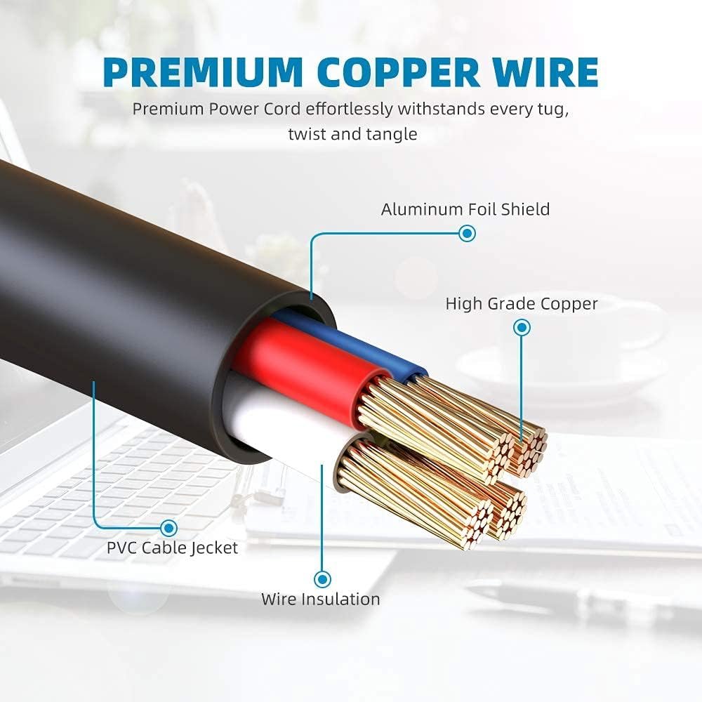 POWSEED 19V Replacement AC Adapter Power Cord Charger for LG Electronics 19" 20" 22" 23" 24" 27" 34" Monitor LCD LED HD TV Widescreen,Flatron IPS236V, IPS236-PN, E2750VR-SN Power Supply Cord Charger