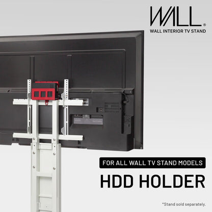 WALL HDD Holder for All TV Stands, HDD Hard Drives, Streaming Devices, Routers, Modem