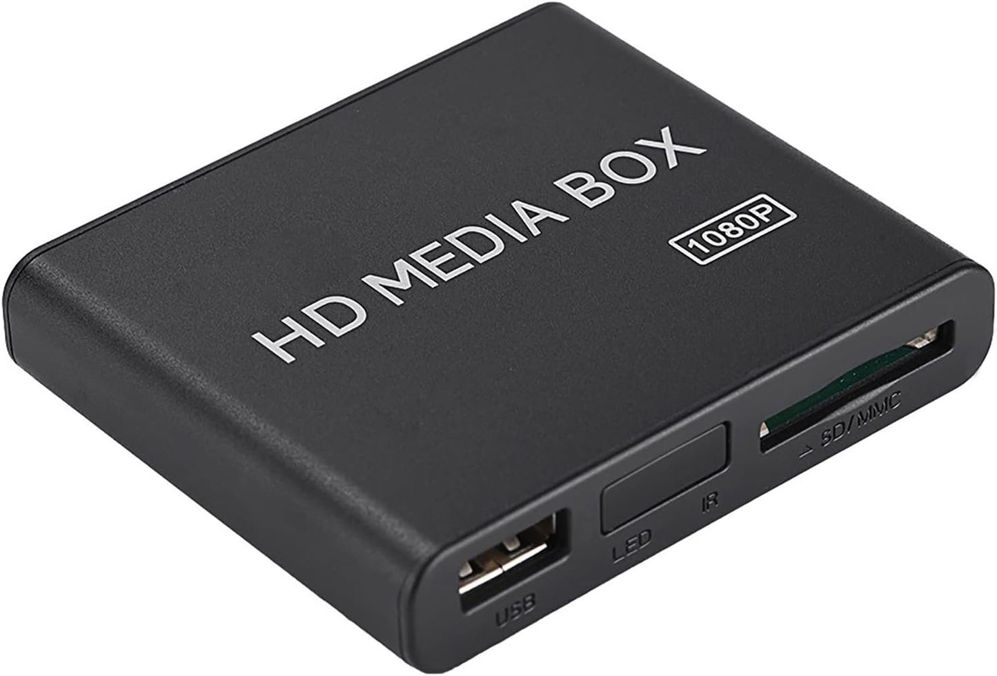 Video Player, Mini Box Media Player, Video Player Clearly View Easy to Install 1080P Media Player, for Home Video Display Play Game Entertainment (US Plug 100 to 240V)