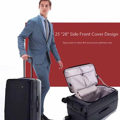 Portable Suitcase Suitcases with Wheels Large-Capacity Aluminum Frame Luggage Security TSA Combination Lock Carry On Luggage Drop-Proof Suitcase Smooth to use
