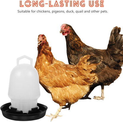 BUTIFULSIC Chicken Feeder Automatic Chicken Waterer Water Glasses Chicken Coop Feeder Pigeon Water Feeding Cups Chicken Trough