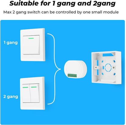 Interruttore di interruttore luminoso intelligente Professional WiFi Control Timing Countdown Funzione Smart Home Switch for Zigbee Electrical Elettrics Lightings (16A-W2)