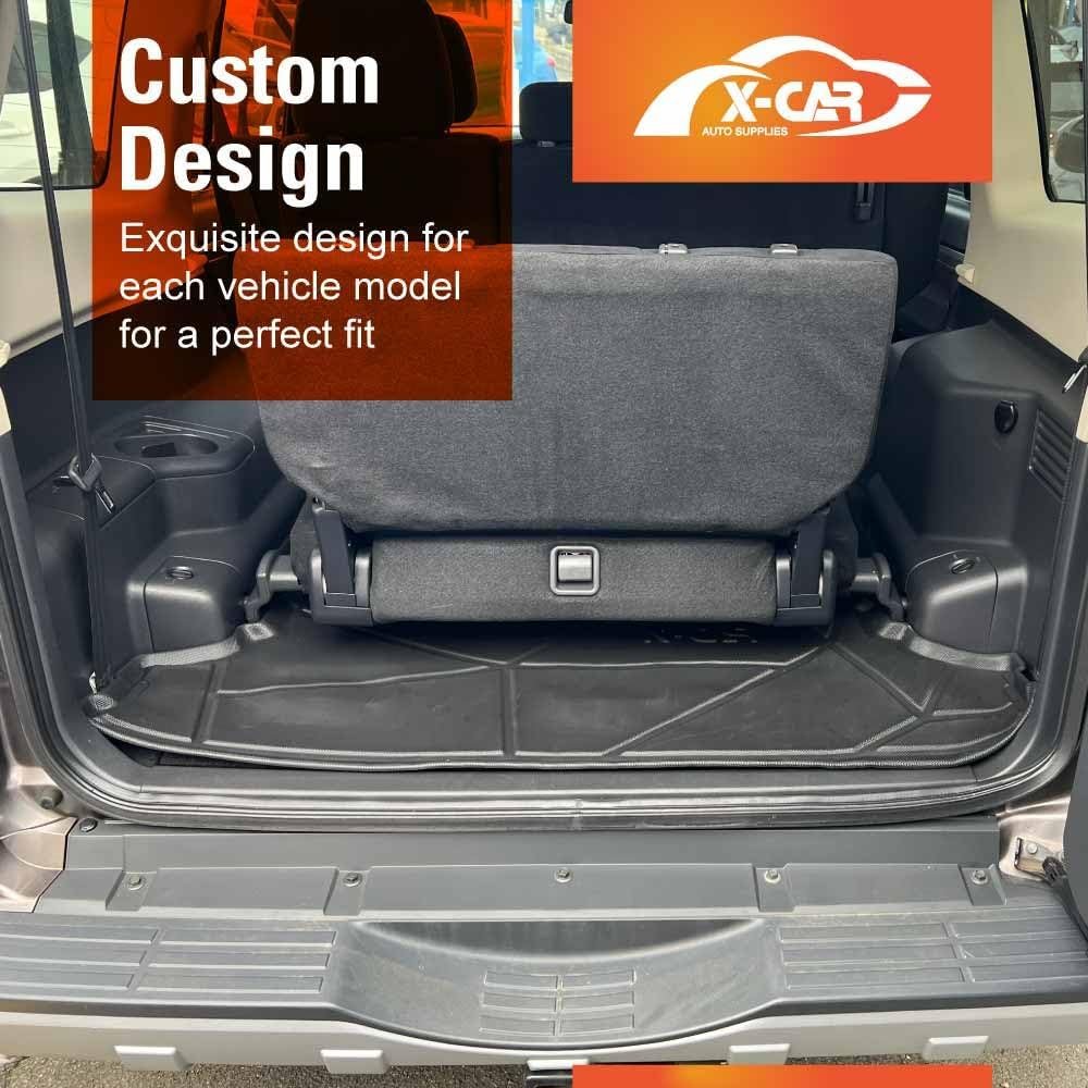 X-CAR 2 PCs Version Boot Liner for Mitsubishi Pajero 2006-2022 Heavy Duty Cargo Trunk Mat Luggage Tray Interior Accessories