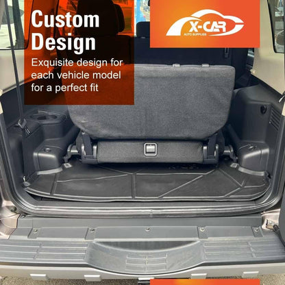 X-CAR 2 PCs Version Boot Liner for Mitsubishi Pajero 2006-2022 Heavy Duty Cargo Trunk Mat Luggage Tray Interior Accessories