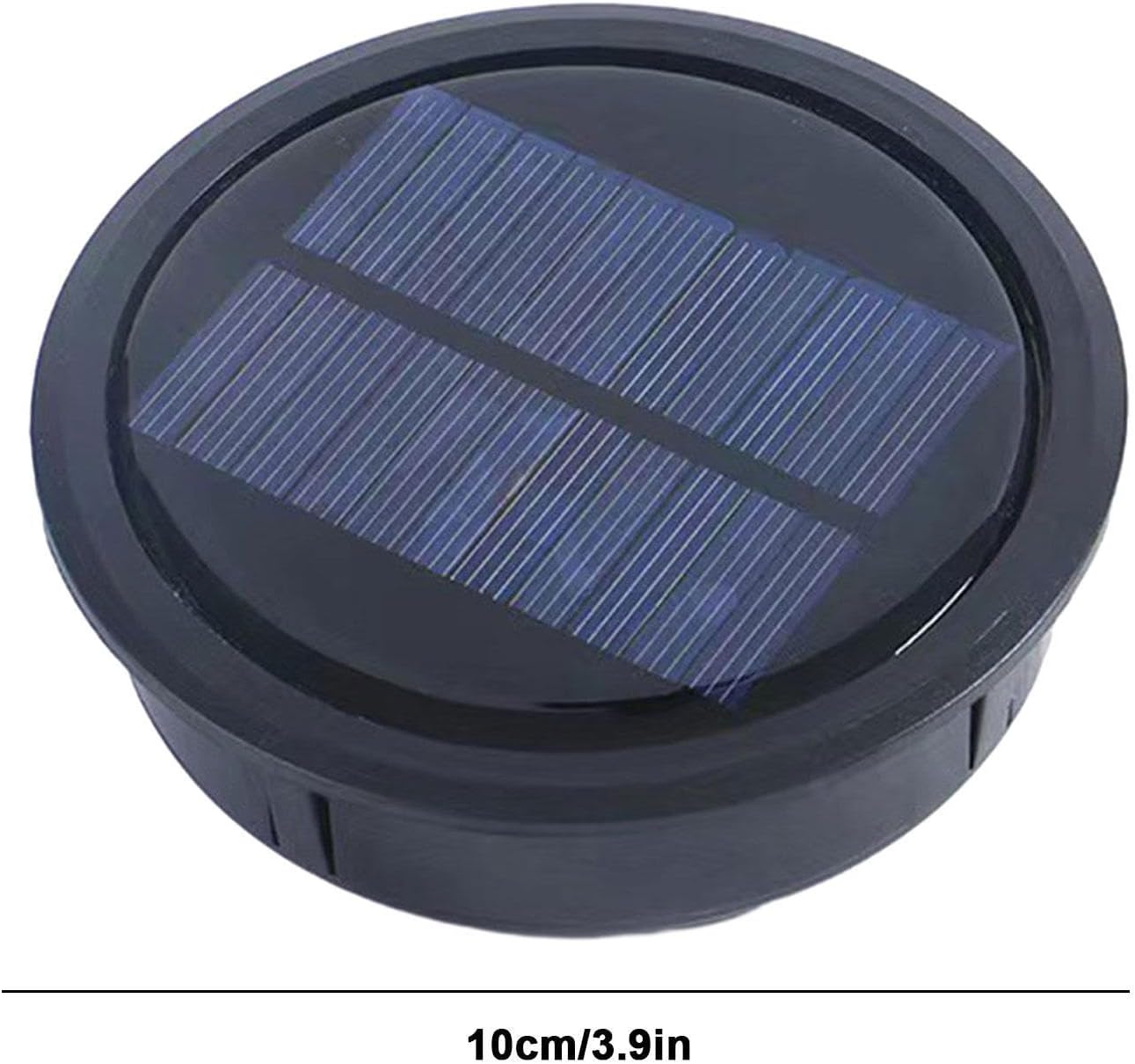 Solar Lantern Replacement Top, High Efficiency Panel Light Part, 2.7*2.7inches Waterproof Auto On/Off Accessory for Garden, Sturdy Yard, Patio and Walkway Lighting