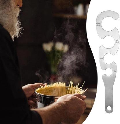 Spaghetti Pasta Measure Spaghetti Pasta Measurer Tool with 4 Serving, Stainless Steel Spaghetti Measure Portion Control Gadgets for Kitchen Cooking Tool