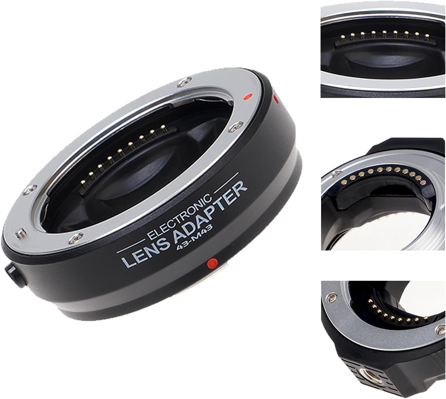 FOTGA Upgrade AF Autofocus Electronic Adapter Ring for 4/3 Lens to Micro Four Thirds (MFT, M4/3) for Olympus Pen & Panasonic Lumix DMW-MA1 MMF-2 MMF-3 Camera