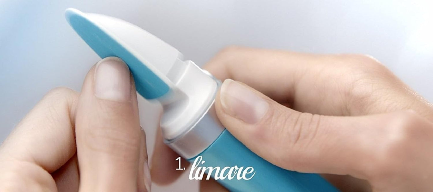 SCHOLL Velvet Nail Care Electronic Pedicure Kit