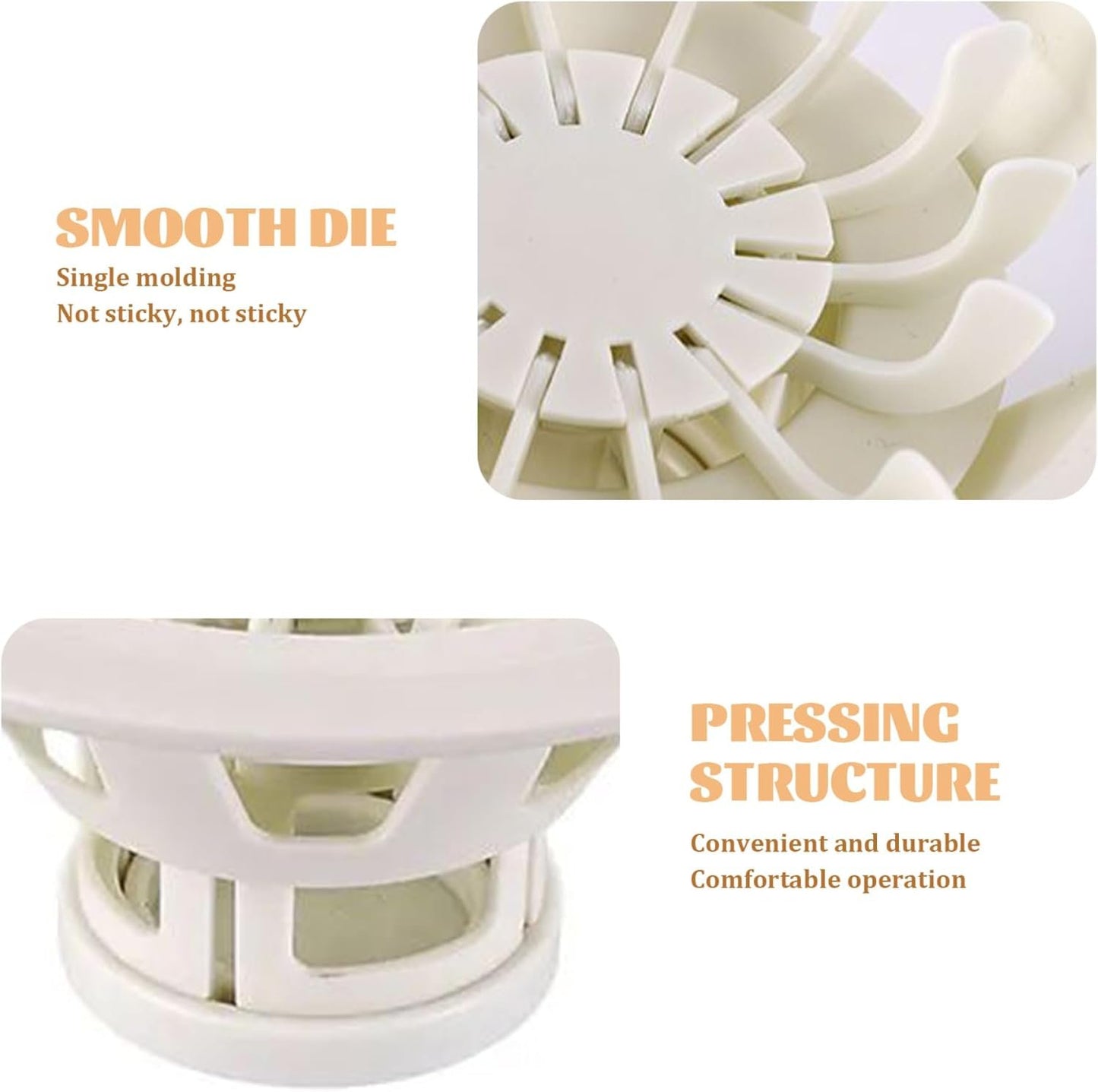 Baozi Maker, 7x7x4 Inch Reusable Momo Maker Sandwich Maker, Ab Sandwich Dumpling Maker, Portable Kitchen Utensil Gadget for Homemade Bao Sandwiches, Baking Tools