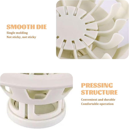 Baozi Maker, 7x7x4 Inch Reusable Momo Maker Sandwich Maker, Ab Sandwich Dumpling Maker, Portable Kitchen Utensil Gadget for Homemade Bao Sandwiches, Baking Tools