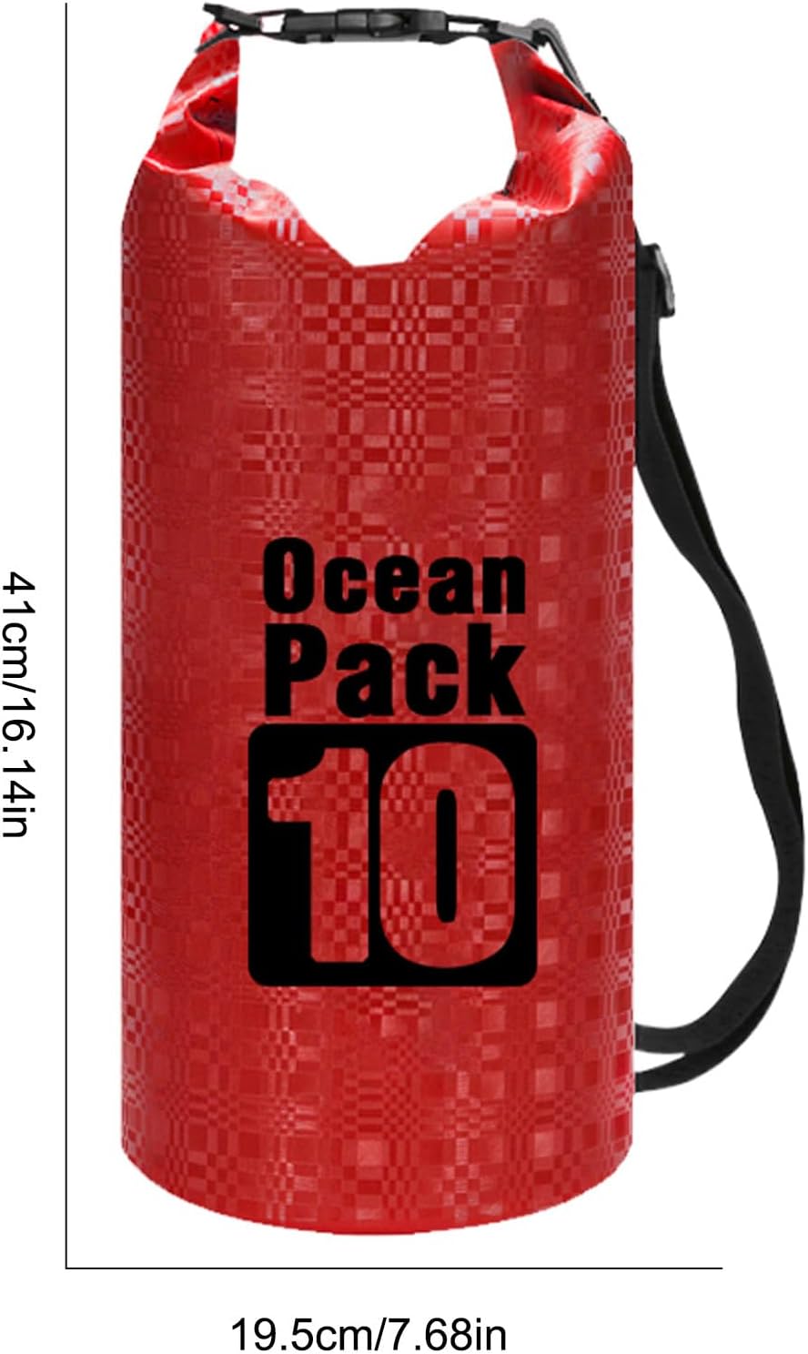 Jvjggag Waterproof Bag, Lightweight Waterproof Pouch, Roll Top Dry Backpack Storage, Ideal for Swimming Camping Hiking Commuting, Protects Gear from Water Splash Dirt Rain Outdoors