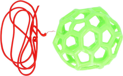 Goat Feeder Ball, Hanging Feeding Toy Lightweight Multifunctional for Home (Green)