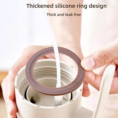 AoFly Oil Spray Bottle, 2 in 1 Olive Oil Dispenser, 20oz/600ml Glass Oil Bottle, Kitchen Tools & Gadgets for Air Fryer, Salad, Frying, BBQ (Beige)