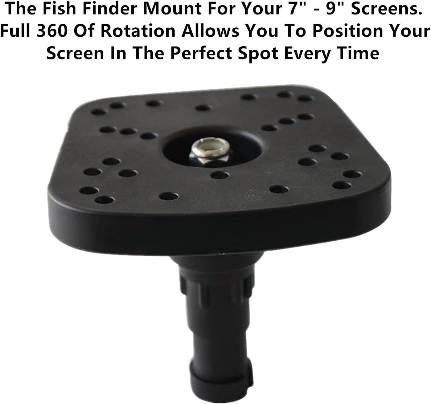 WEZCHUGHAOL Universal Fishfinder Mount, 0368 Boat Fish Finder Electronics Mount for The Fish Finder Mount for 7" - 9" Screens