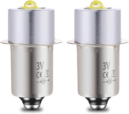 LudoPam LED Conversion Kit Upgrade Bulb Compatible for Maglite Flashlight 2 Cell C/D, 2 Pack