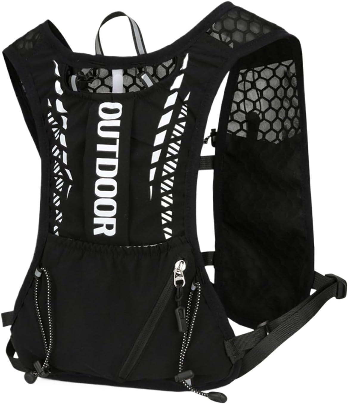 Running Vest, Chest Phone Holder, Reflective Sports Gear, Adjustable Fitness Vest, Breathable Workout Harness, Lightweight Training Accessory Ideal For Jogging, Gym, Hiking