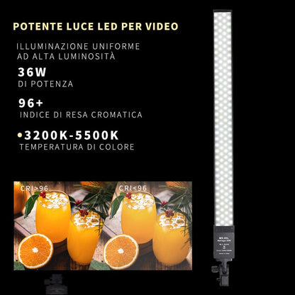 FEIFANTEAM LED Photography Light Kit Bi-Colour Adjustable Brightness for Video Recording, Studio Photography, Live Streaming, Makeup Fill Light, Eyebrow Tattoo